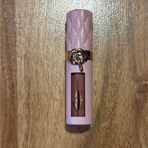 Charlotte Tilbury Pink Lip Gloss with Gold Accent
